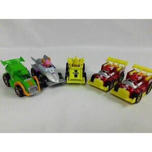 Paw Patrol Ready Race Rescue True Metal Die Cast Vehicles Lot of 5 Skye Rocky
